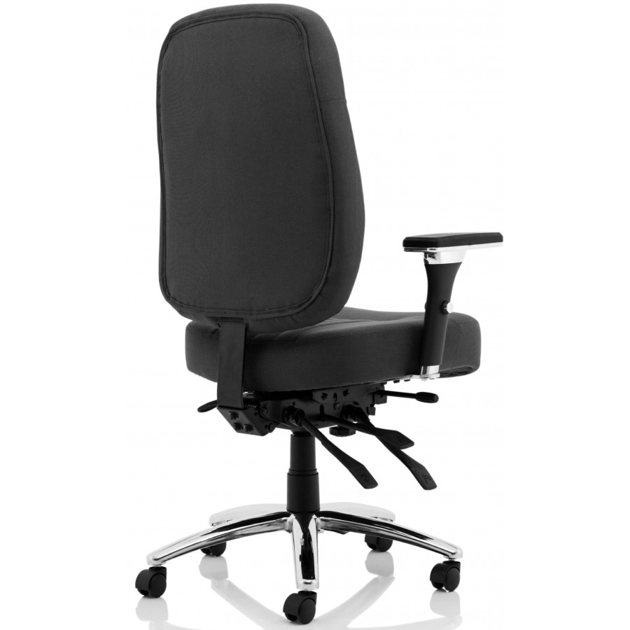 Barcelona Fabric Heavy Duty Office Chair - 158KG Rated 24 Hour Use